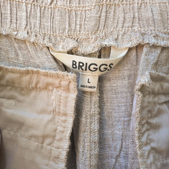 NWT Briggs Linen/Rayon Pull-On Baggy Trousers - Picture 7 of 9